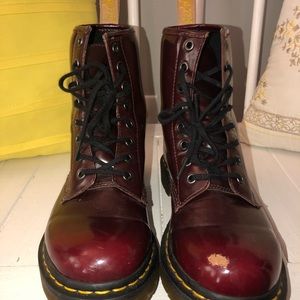 Dr Martens Cherry Red Boots